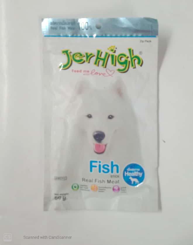 JERHIGH FISH STICH, REAL FISH MEAT, 50GM
