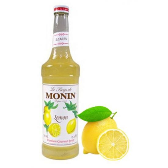 MONIN LEMON SYRUP BOTTLE 1LIT