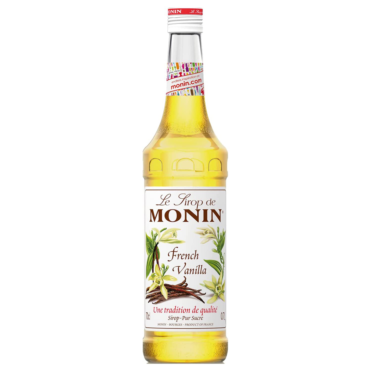 MONIN FRENCH VANILLA SYRUP BOTTLE 1LIT