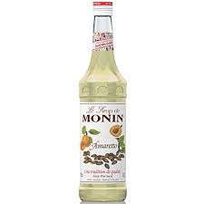 MONIN AMMARETO SYRUP BOTTLE 1LIT