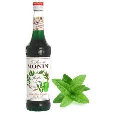 MONIN GREEN MINT SYRUP BOTTLE 1LIT