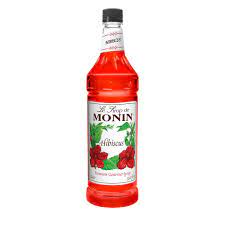 MONIN HIBISCUS SYRUP BOTTLE 1LIT