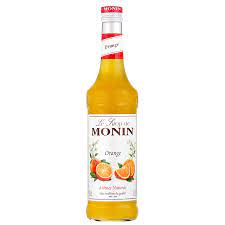 MONIN ORANGE SYRUP BOTTLE 1LIT