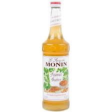 MONIN PEANUT BUTTER SYRUP BOTTLE 1LIT