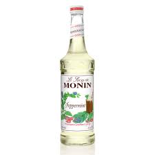 MONIN PEPPER MINT SYRUP BOTTLE 1LIT