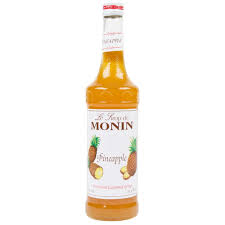 MONIN PINE APPLE SYRUP BOTTLE 1LIT