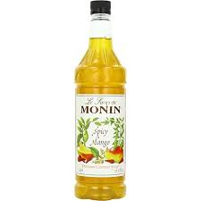MONIN SPICY MANGO SYRUP BOTTLE 1LIT