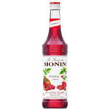 MONIN RASPBERRY SYRUP BOTTLE 1LIT
