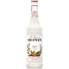 MONIN ALMOND ORGEAT SYRUP BOTTLE 1LIT