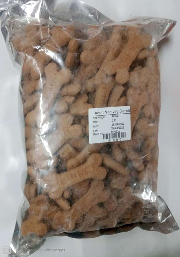 ADULT DOG NON VEG BISCUITS 1KG