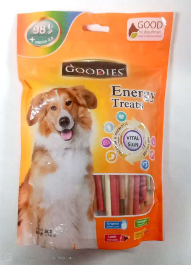GOODIES ENERGY TREATS,MIXED STIX,500G