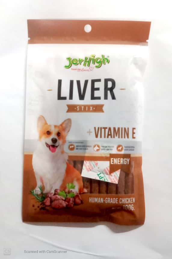JERHIGH,LIVER STIX,VITAMIN E,100G