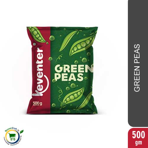 KEVENTER GREEN PEAS NET WEIGHT   500GM